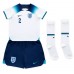 Günstige England Kyle Walker #2 Babykleidung Heim Fussballtrikot Kinder WM 2022 Kurzarm (+ kurze hosen)